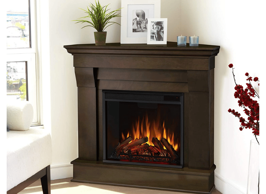 Corner Electric Fireplace to Keep You Cozy