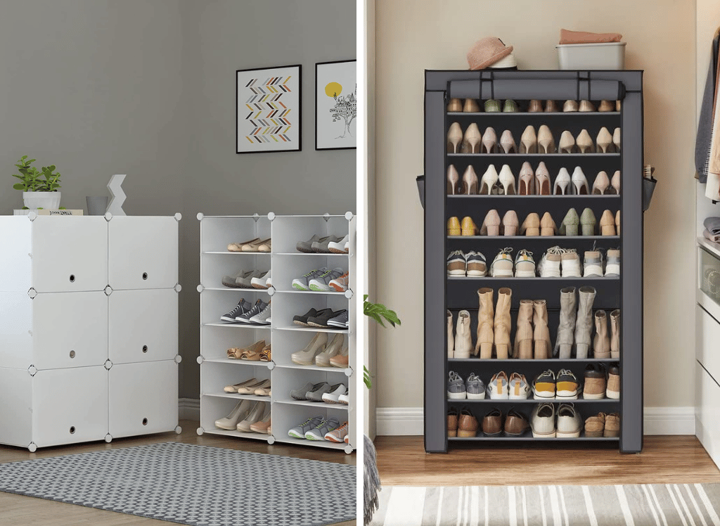 Organize Your Shoe Collection With A Shoe Rack With Cover