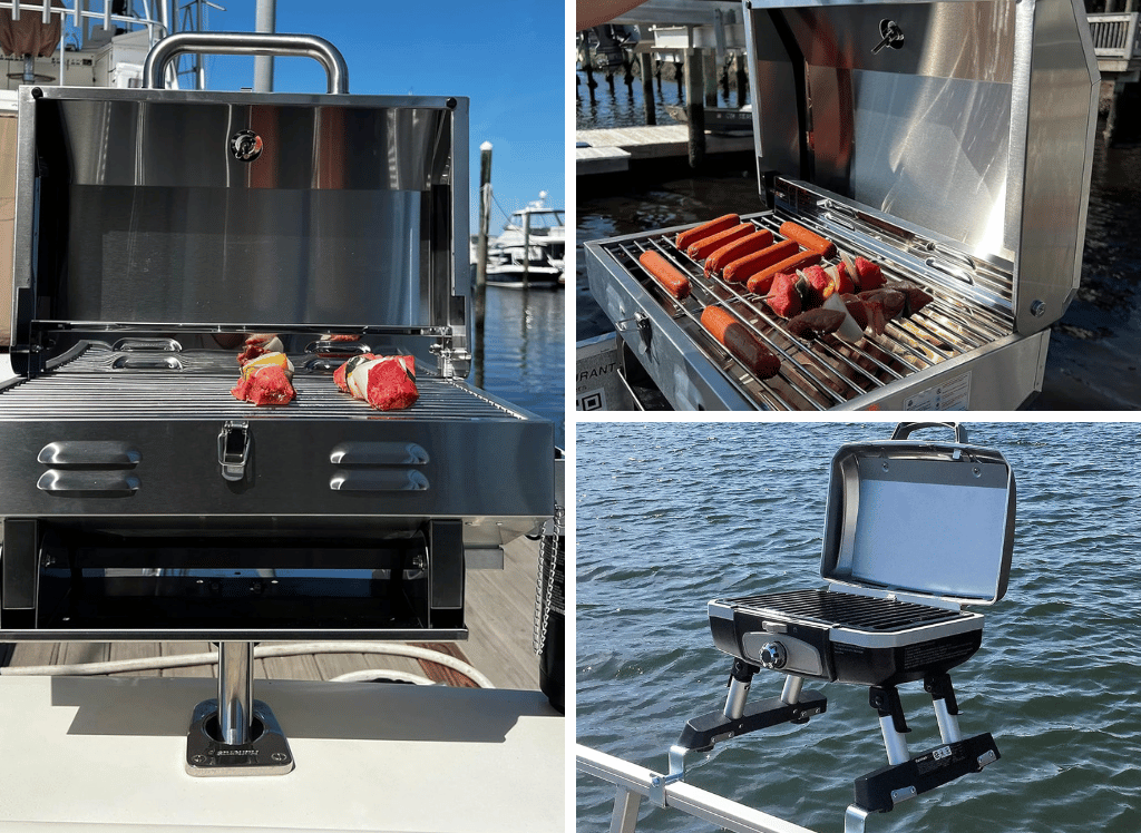 Cook On The Water With A Boat Grill