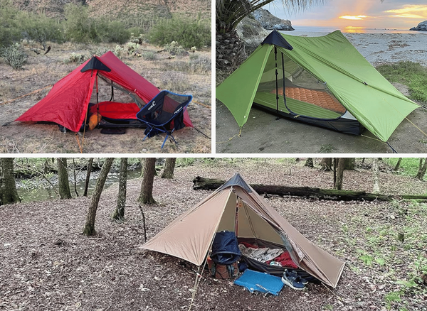 A Trekking Pole Tent For Lightweight Outdoor Shelter