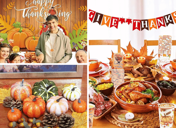 Thanksgiving Party Supplies & Decor Essentials