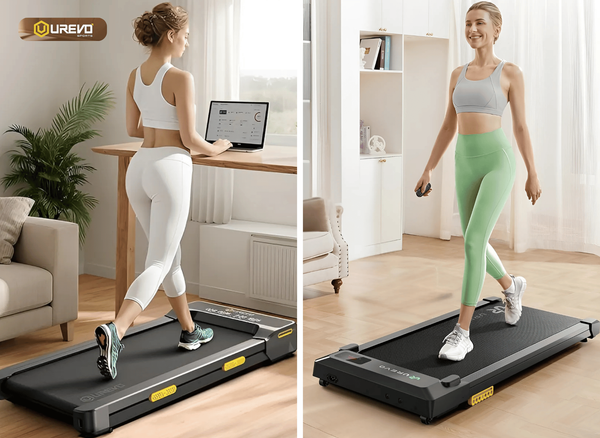 Stay Fit While You Work With The UREVO Under Desk Treadmill