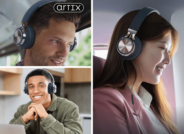 USB Wired ARTIX Headphones For Rich Sound & All-Day Comfort