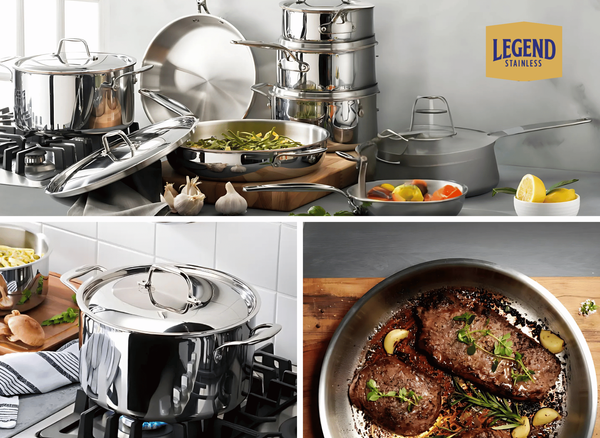 LEGEND Pots And Pans Cookware – Stainless Steel Cooking Sets